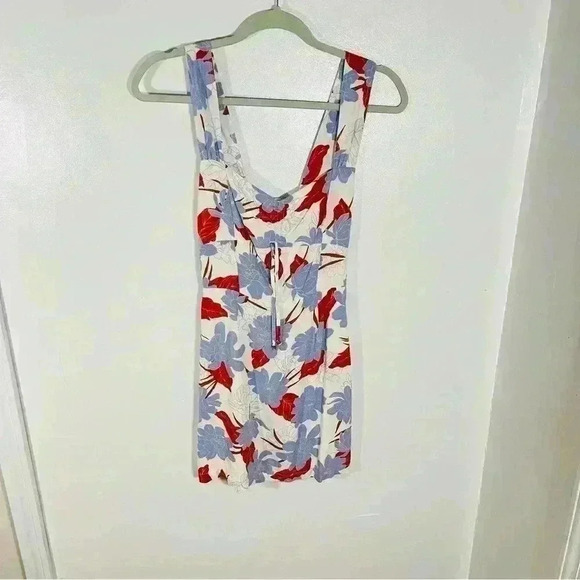 NEW l*Space Cozumel Mini Dress Paloma Floral Tropical Beach Pool Resortwear - Picture 2 of 9